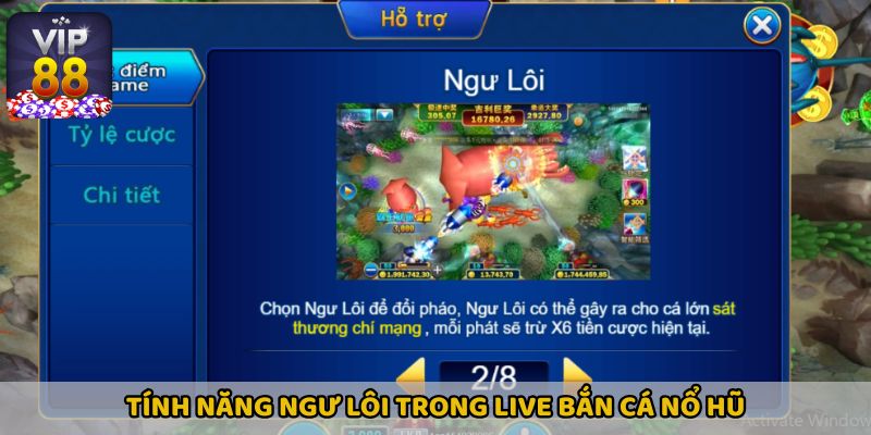 Tính năng Ngư Lôi trong Live Bắn Cá Nổ Hũ